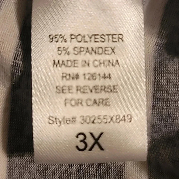 Olivia Blu black/white Striped top - Picture 7 of 9